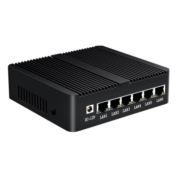 J1900 6*Gigabit Ethernet Fansız Güvenlik Duvarı Yönlendirici Mini PC