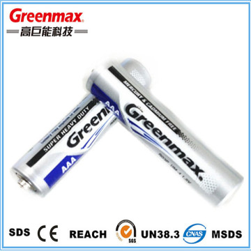 1.5V PVC jacket r03p aaa um-4 dry battery