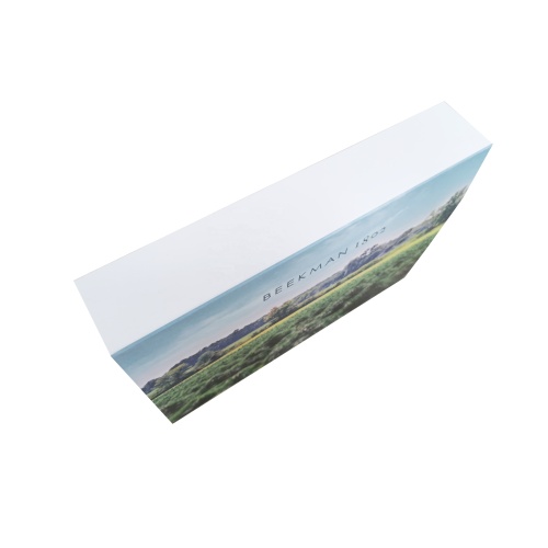 White magnetic cosmetic paper box with paper tray