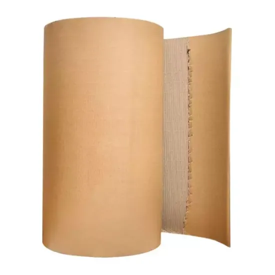 Double layer corrugated roll printing paper, leather furniture wrapping paper