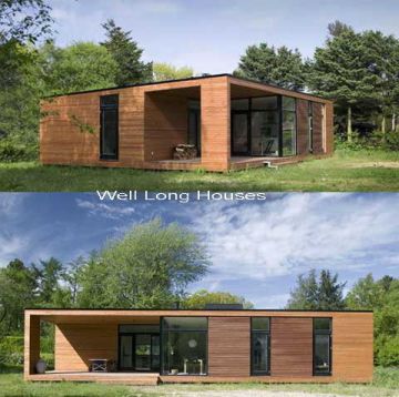 Modern Style Prefab Container Villas Light Steel Frame Fireproof With Upgrade Housing