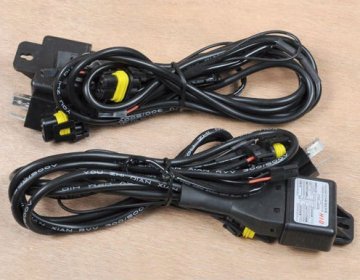 AES NEW H4 bi xenon harness,hi/lo relay wire