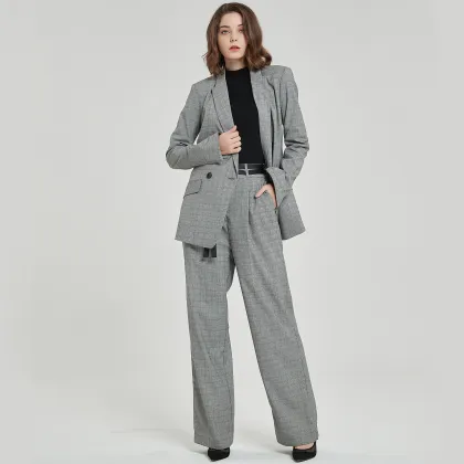 New Design Women's Fashion Casual Blazer Work Suit