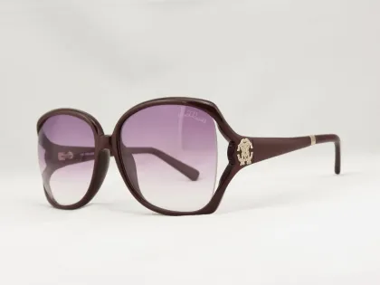 Wine Red Acetate Frame Red Gradient Resin Lens Roberto Cavalli Sun Glasses Rc 504s 66t