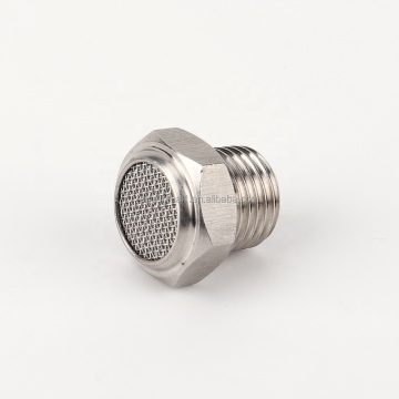 BTY-V Net Thread BSP NPT Air Silencer Pneumatic Stainless Steel Muffler 304: Detailed Search Engine Title