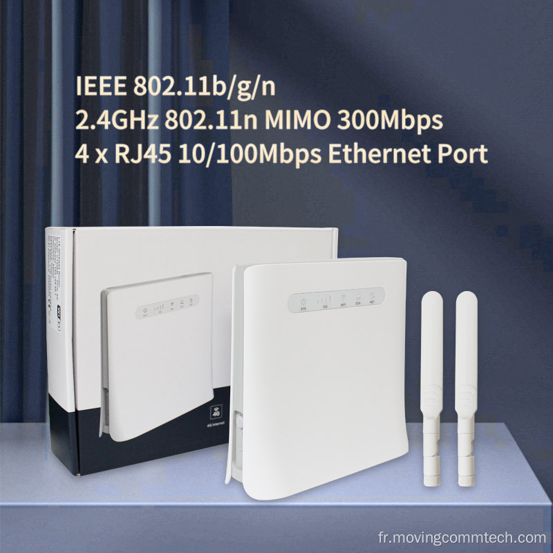 Modem LTE sans fil CPE sans fil 300 Mbps 4G