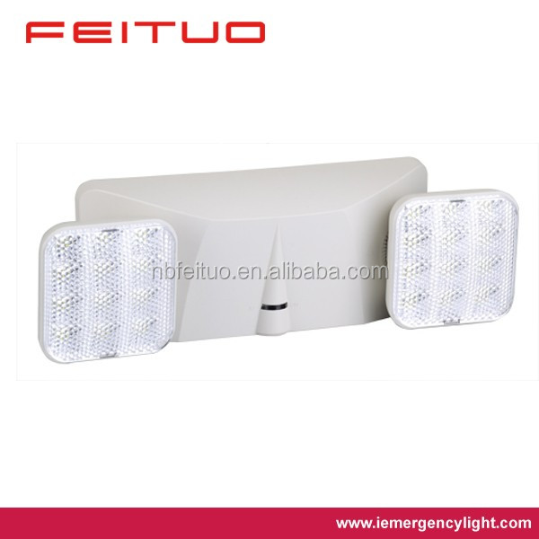 Feituo | JLU3Z2 - Lámpara de iluminación de emergencia LED LED LED LED LED LED LED listada para la luz dual de doble cabeza LED LED de emergencia LED de emergencia