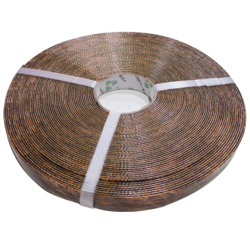 Aangepaste camo -patroon Nylon Webbing TPU gecoate hondenkragen met kleurrijke lintdecoratie