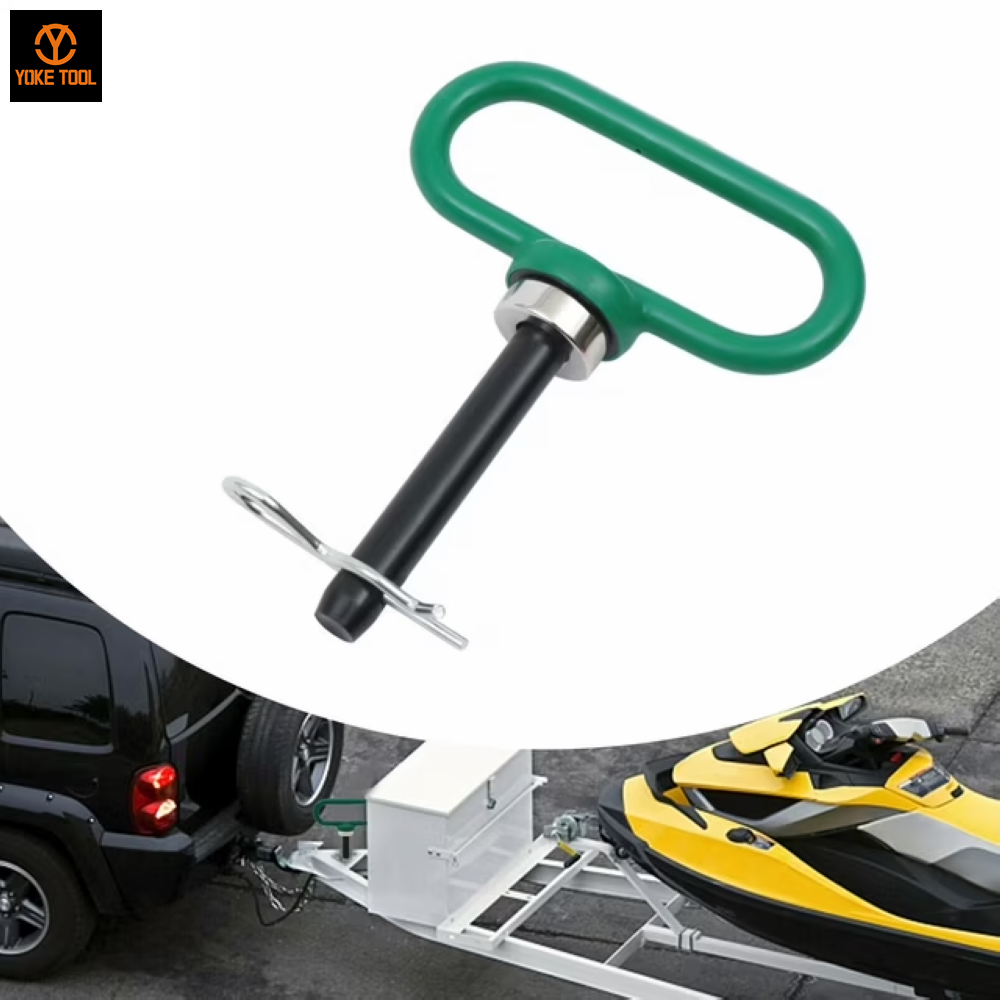 Зеленый магнитный штифт сцепного устройства, штифт сцепного устройства прицепа газонокосилки 5/8 дюйма