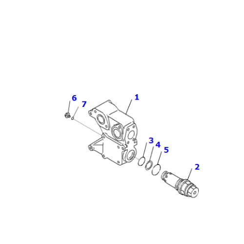 701-37-27000 701-31-86000 VALVE FOR HD785