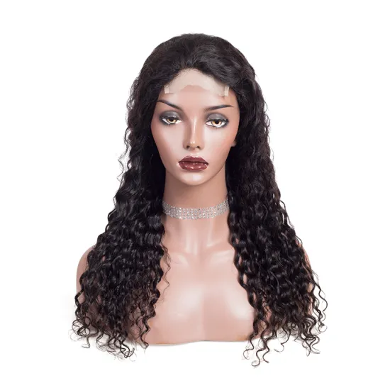 wholesale  loose deep 4x4 virgin 360 straight brazilian frontal hd wig full lace front cuticle aligned human hair wigs