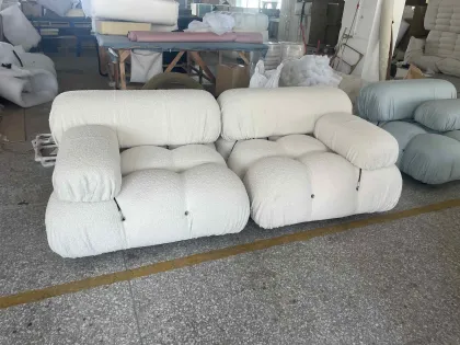Furniture Sectional Boucle Modern Small Size Sofa