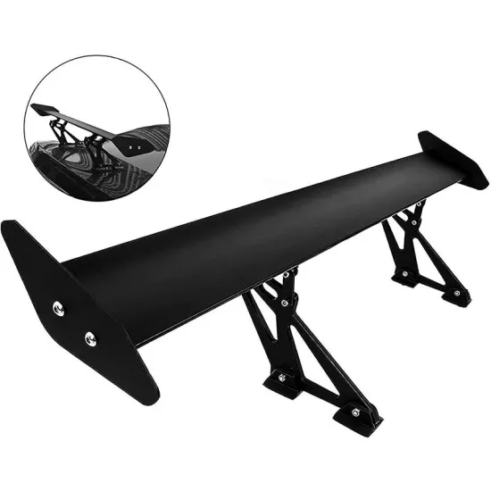 Universal Aluminum GT Spoiler: OEM Car Tail Wing for Sedan and Hatchback Trunk Racer Wings