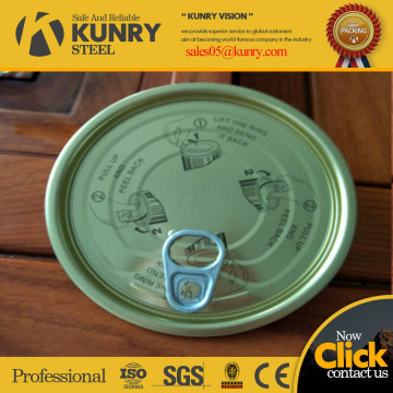 Varnish tin plate steel sheets for easy open ends