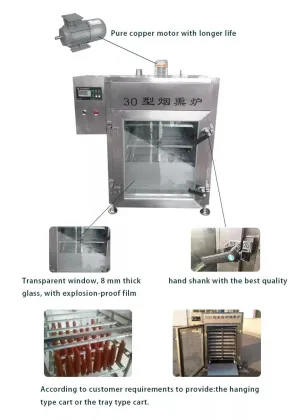 Commercial Smoker Oven for Fish and Meat Smoking