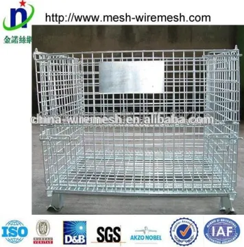 Metal steel wire container/recipiente fio/contenedor de alambre
