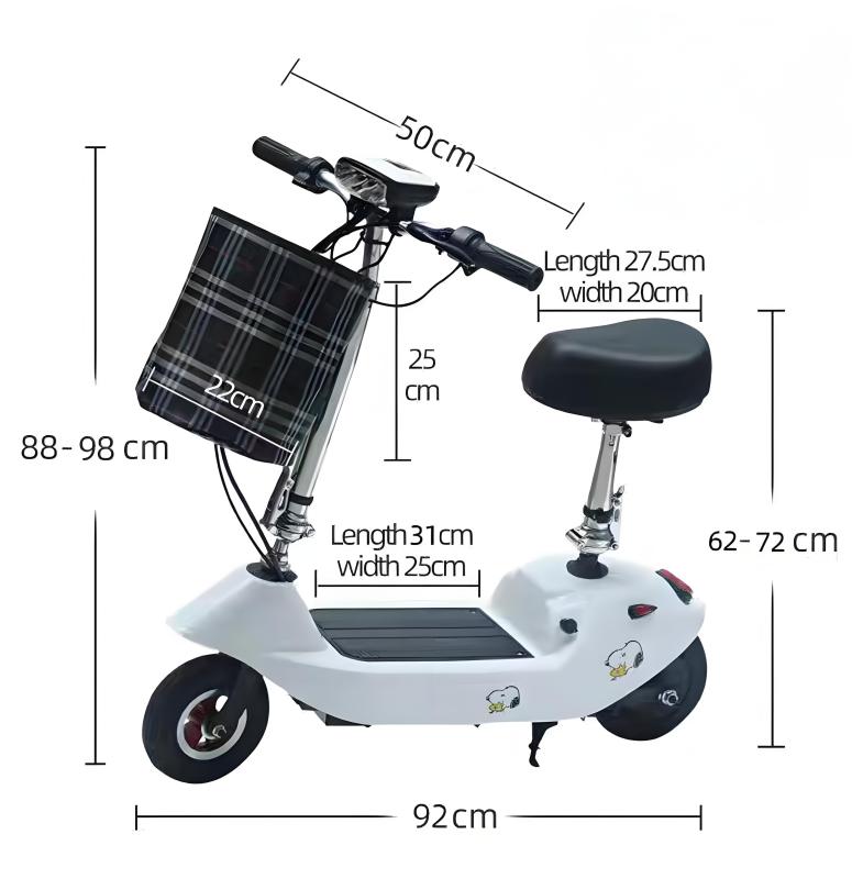 Mini electric scooter foldable for commuting