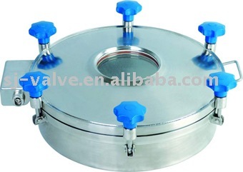 Sanitary circular manhole cover