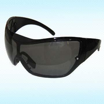 Sunglasses with One-Piece PC Lens, Available in Unisex Style