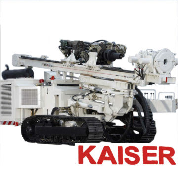 High performance Double rotary head crawler chassis geothermal well drill rig, 200m depth