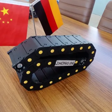 ZDE PA66 Nylon Material Machine Tool Plastic Cable Drag Chain Cable Carrier