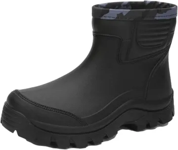 PVC Rain Boots with Steel Toe