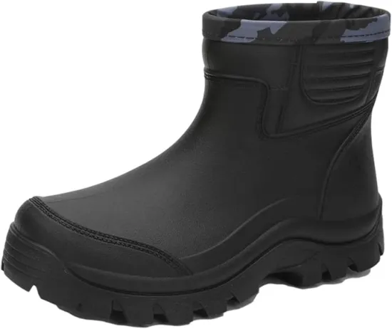 PVC Rain Boots with Steel Toe