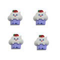 Kawaii Cartoon Gelukkig Cupcake Hars Plaksteen Cabochons Mooie Fruit Ijsje Slime Charms Voor Haar Boog Centrum Decoratie