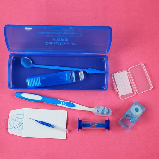 Customized travel clean dental kit
