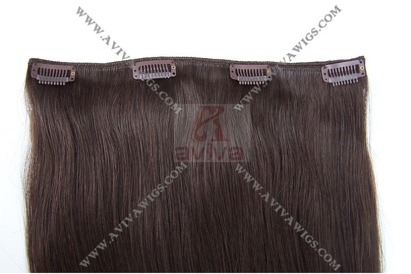 100% Virgin Remy Clip in Hair Extension with Deep Wave