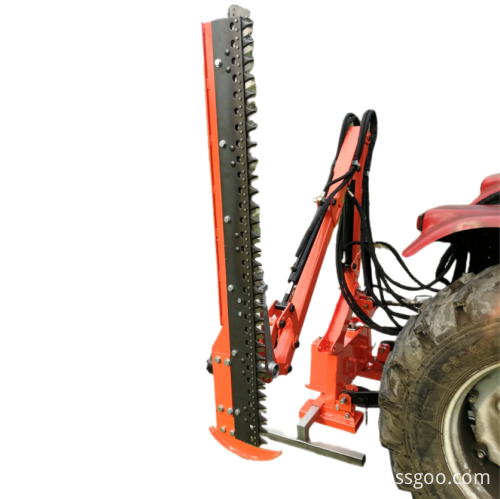 Tractor Three-Point Linkage Hedge Trimmer with Arm for Assembly