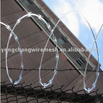 Double coil razor wire