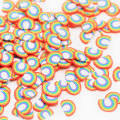 Bonito adorno de cabujón de arcilla polimérica de nube colorida decoración DIY Mini rebanada de arte de uñas encantos adornos de carcasa de teléfono