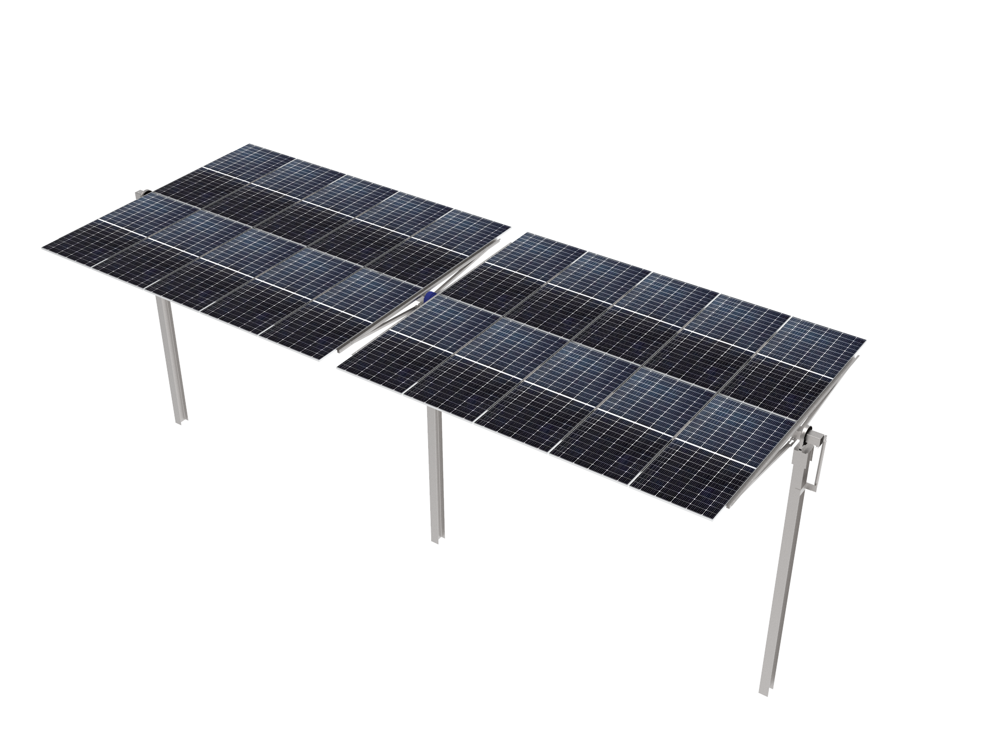 Solar intelligent tracking bracket