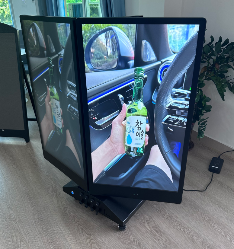 בסיס נייד כבד עם גלגלים ננעלים לשילוט פרסום נייד