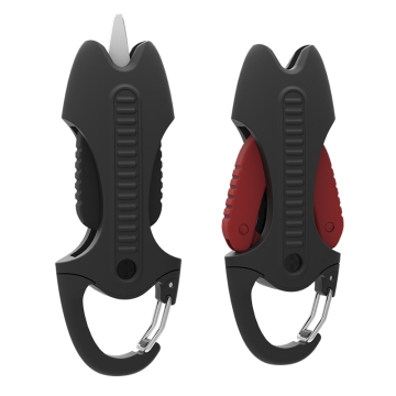 MIDDIA 1 Inch Retractable Serrated Ceramic Braid Scissors