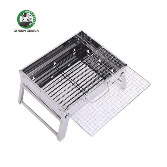 Portable BBQ Grills: Quick Shipment, Foldable Steel, Camping Outdoor, Small Charcoal, Stainless Steel