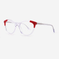 Cat Eye Laminated Acetate Women's Optical Frames 23A3050