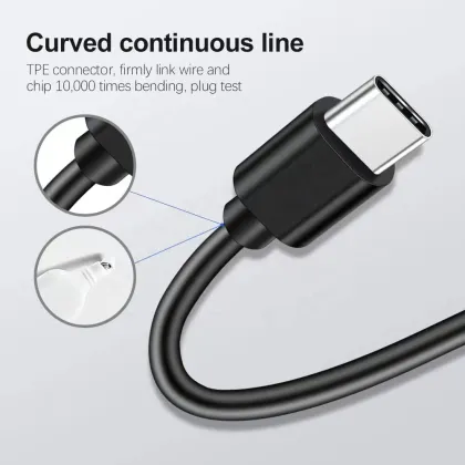 Quick Charge USB-C Fast Charging Mobile Phone Data Cable