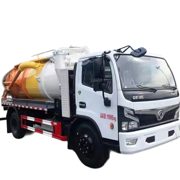 DONGFENG 8CBM 4X2 Hybrid Vacuum Sewage Suction Trucks for Municipal Work