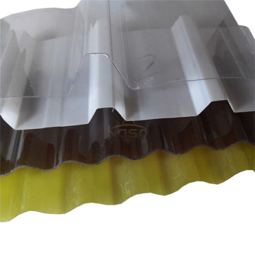 1Mm Roofing Polycarbonate Transparent Corrugated Sheet