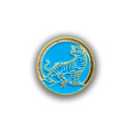 Anpassad djur som är frihet Tiger Badge Pin