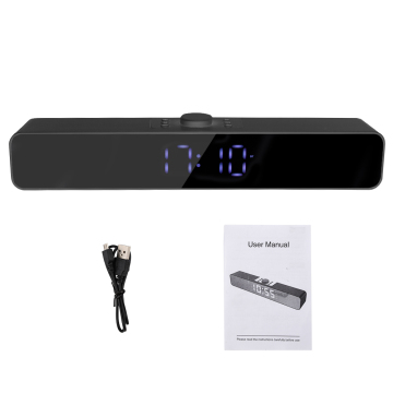 2024 Pembicara Bluetooth Nirkabel Portabel Baru dengan Suarai Stereo 3D dan LED Display