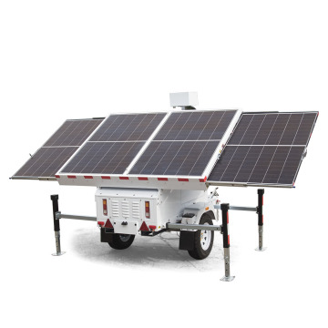 Mobiele Solar Surveillance Trailer met bewakingsdoos