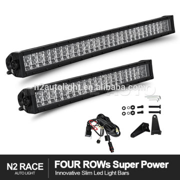 240w Off Road LED Four Rows Work Light Bar 22'' Spot Beam for Off-road Fog Driving, Platinum