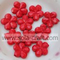 Loose Mixed Color Acrylic& Lucite Artificial Plum Flower Shape Solid Beads For Making Jewelry