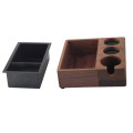 4 in 1 wooden coffee knocking container box