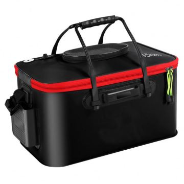 Multi-Functional Foldable Fishing Tackle Backpack with Live Fish Container