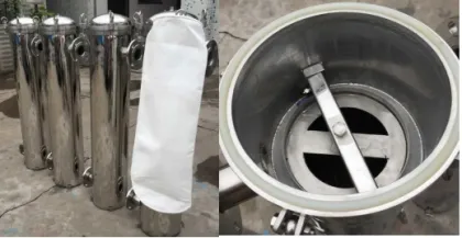 Dust collector bag filters