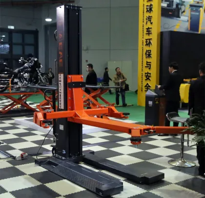EAE mobile single post car lift 1 post moblie movable hydraulic car lift with CE